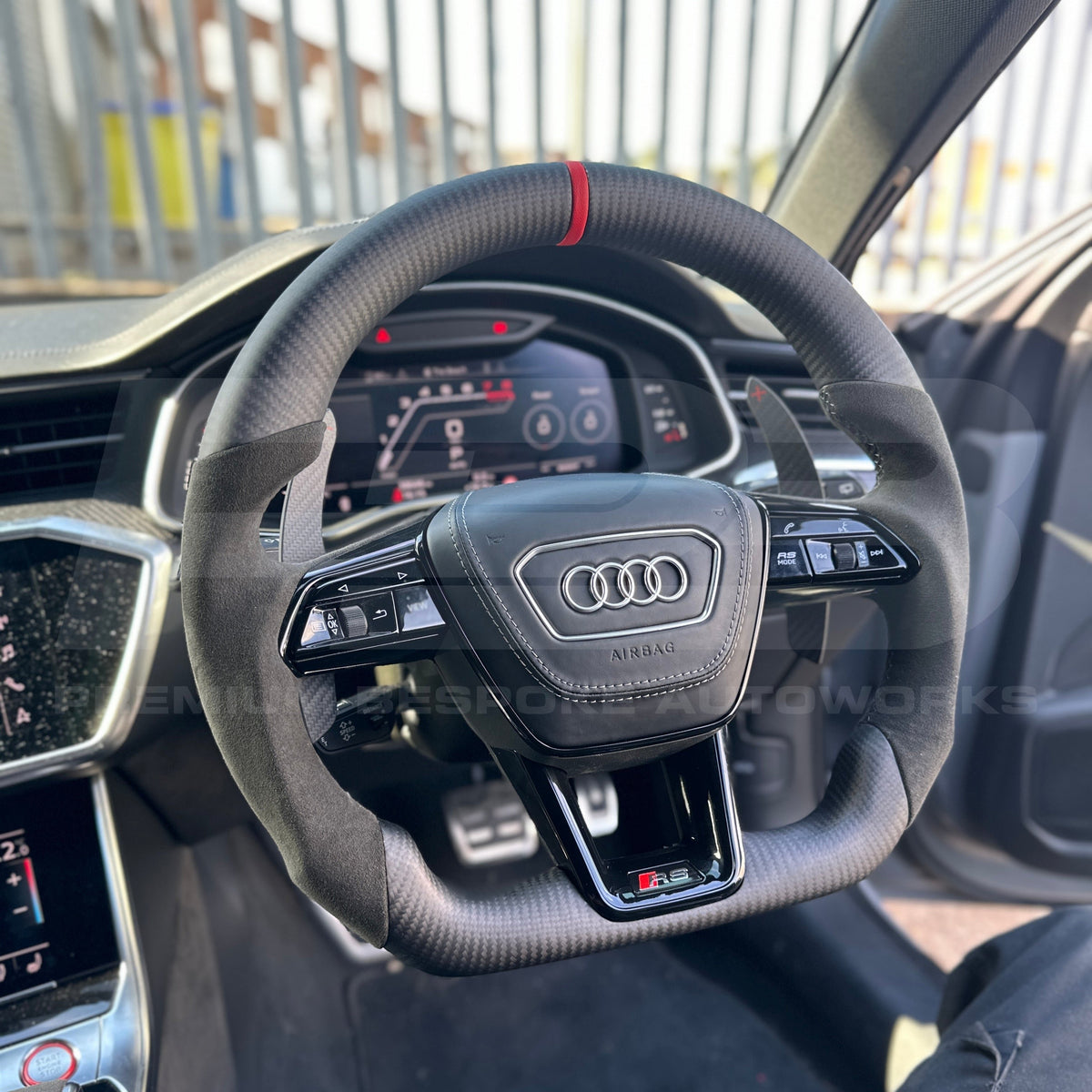 Audi RS6 C8 Custom Steering Wheel Design Your Own | Premium Bespoke AutoWorks