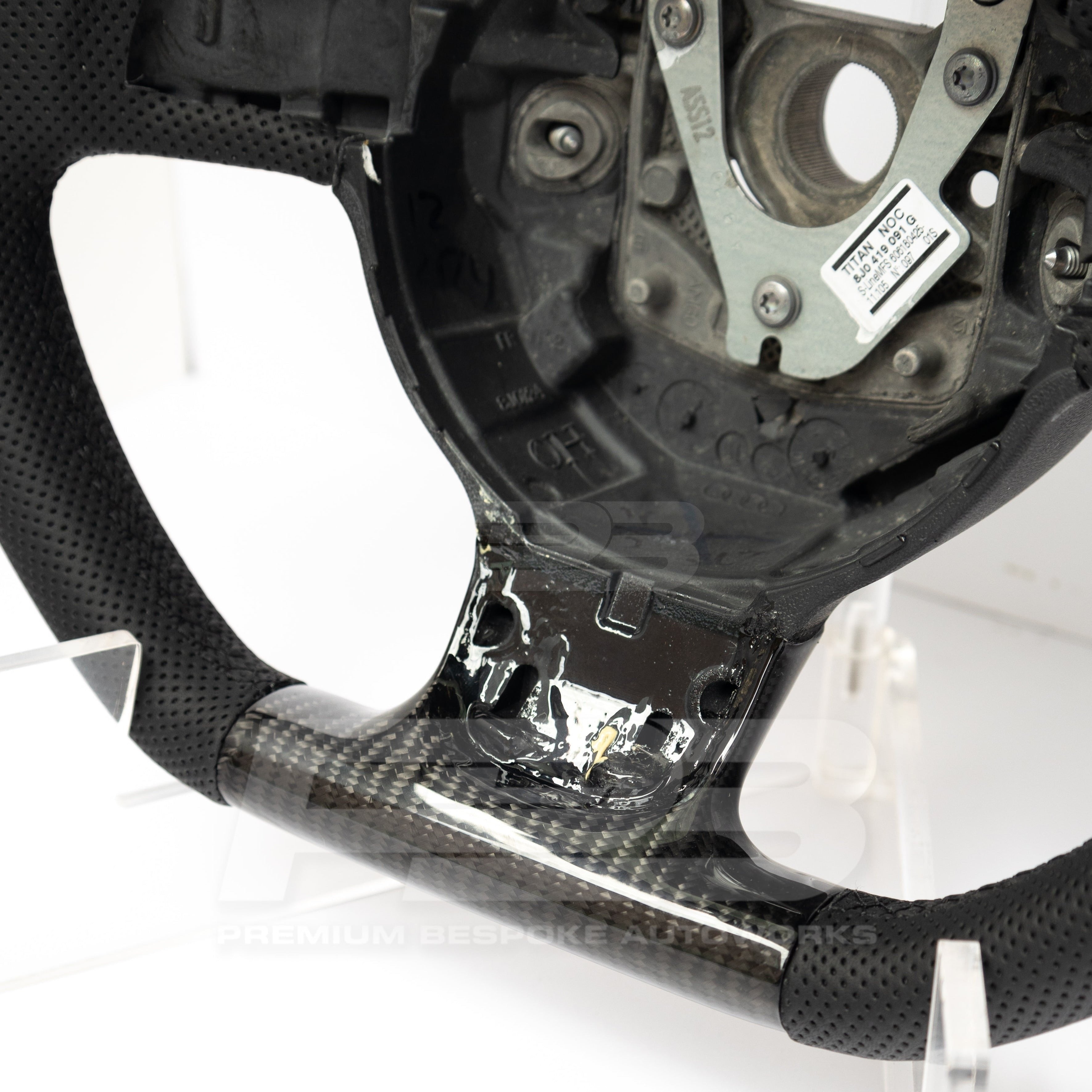 Audi A3 8P Carbon Fibre Steering Wheel | Premium Bespoke AutoWorks