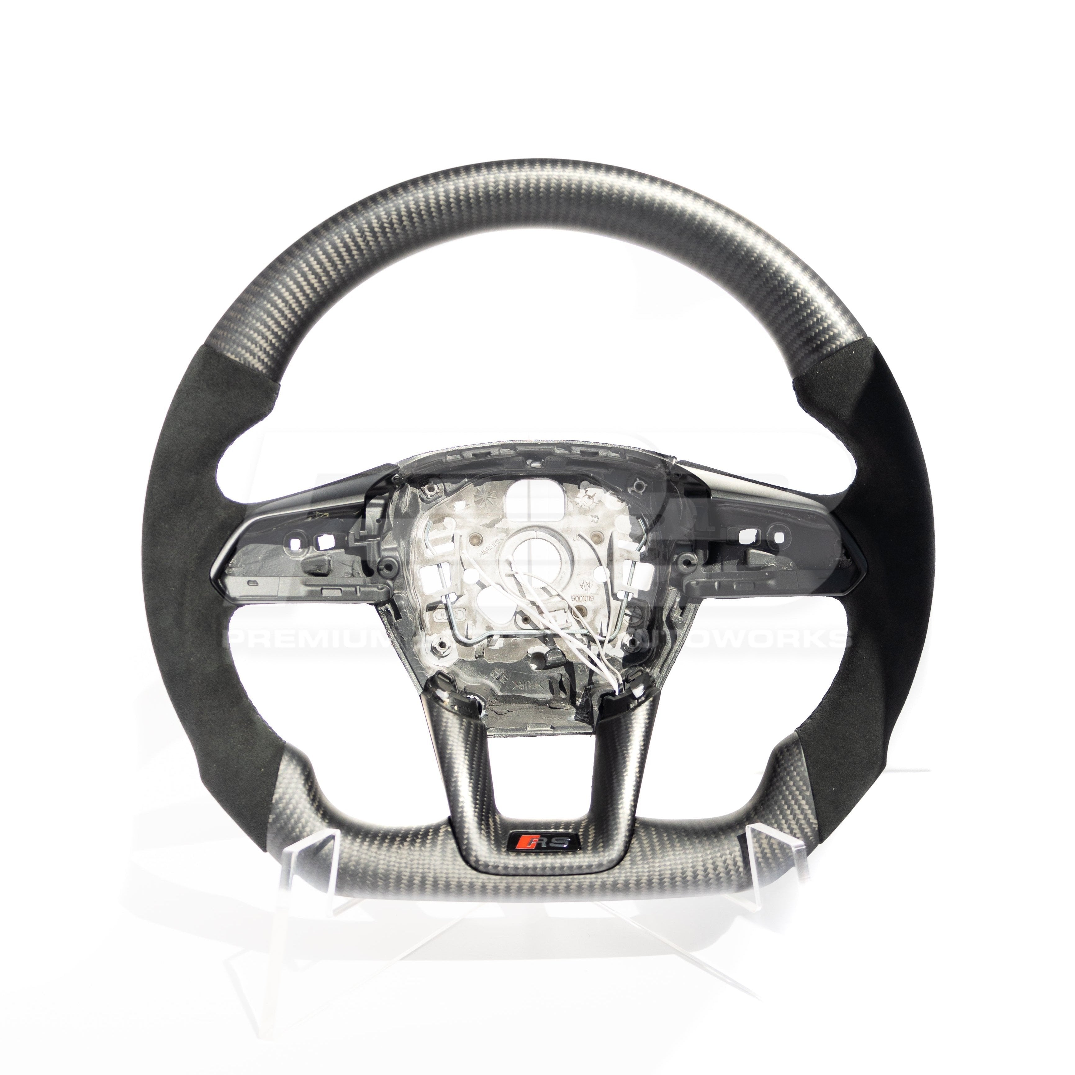 Audi RS6 C8 Matte Carbon Fibre Steering Wheel | Premium Bespoke AutoWorks
