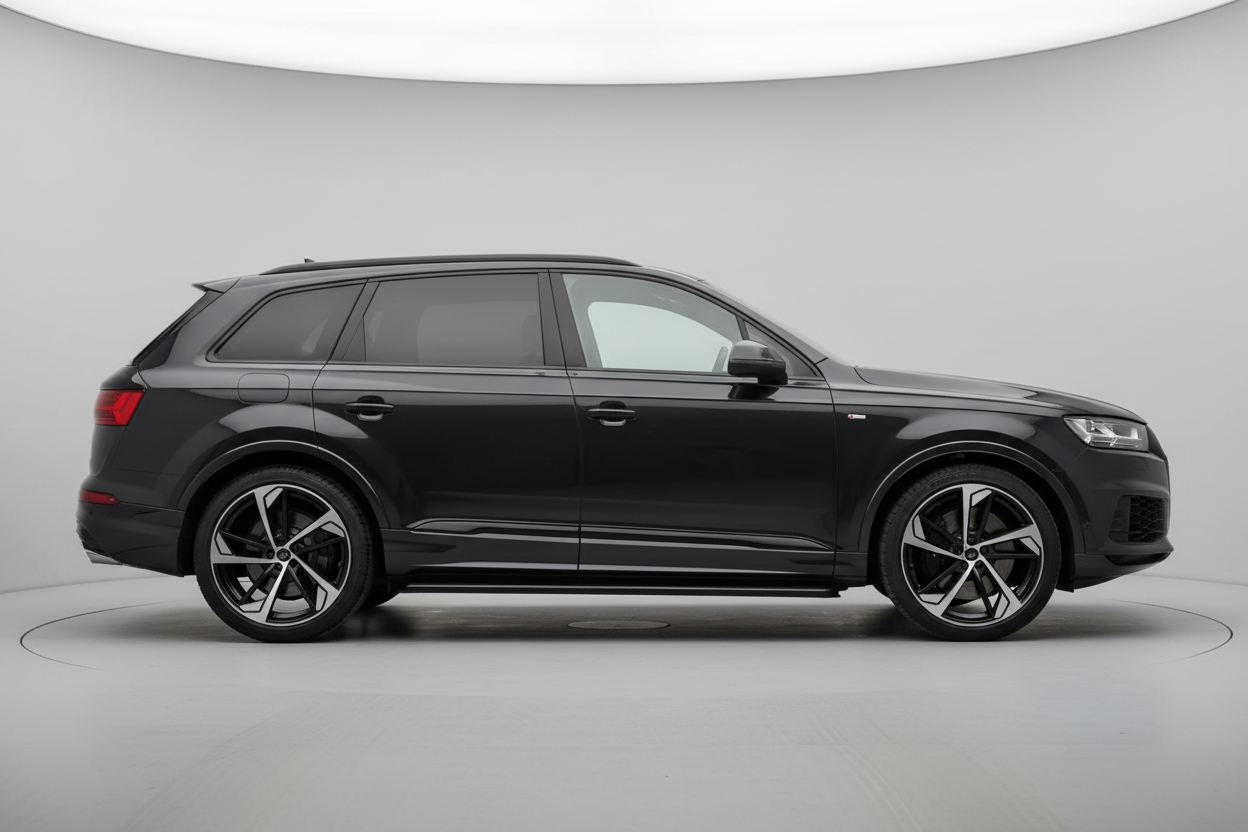 Audi Q7 2016 On Oe Style 2 Running Boards All Black- Pair | Premium Bespoke AutoWorks
