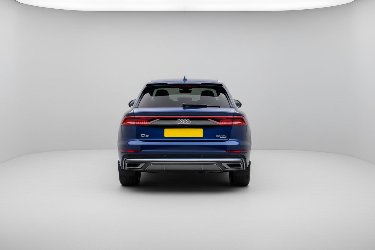 Audi Q8 2018+ Upper Spoiler Lip Extension - Gloss Black | Premium Bespoke AutoWorks