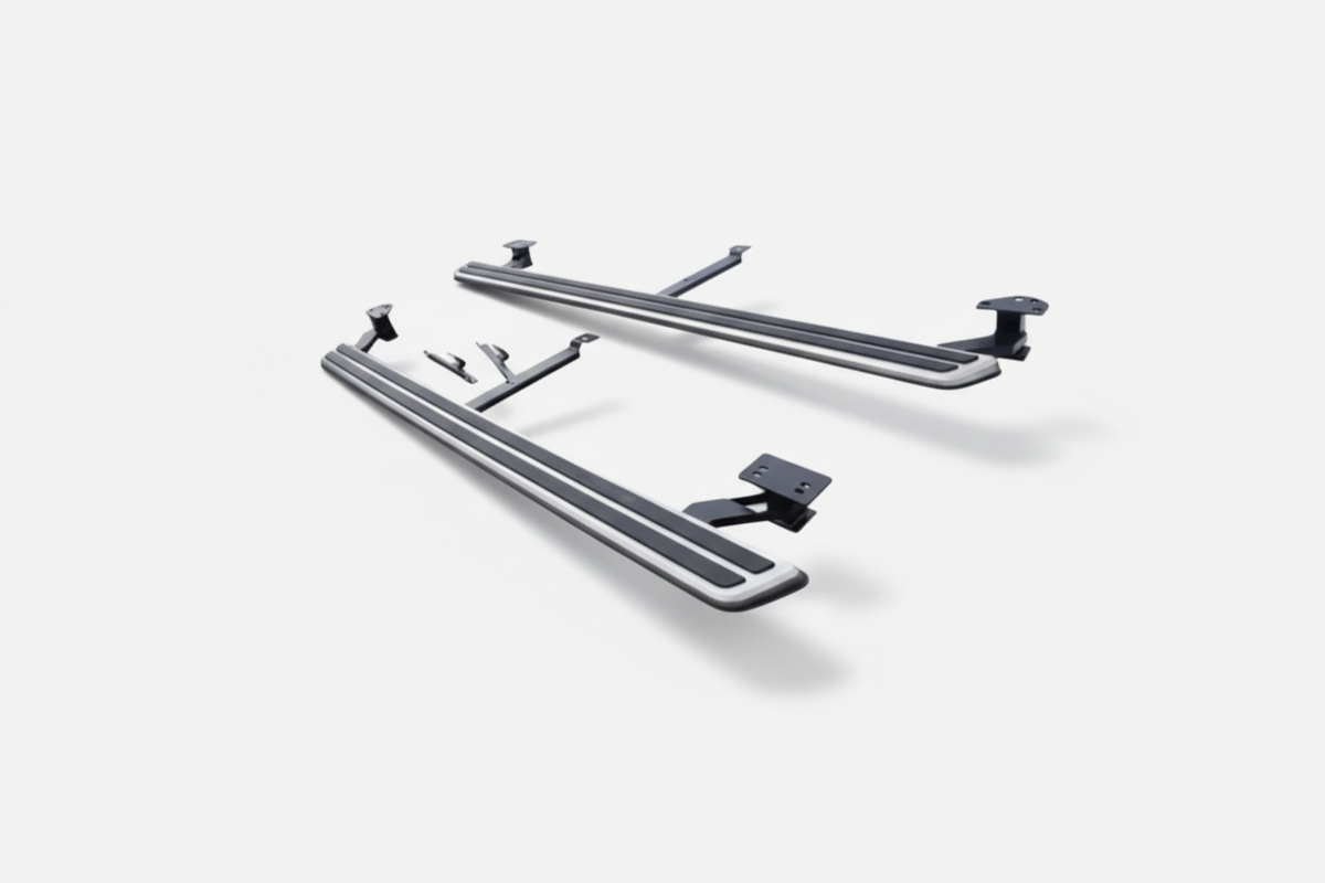 Audi Q8 2019 On Oe Style 2 Running Boards - Side Steps - Pair - Silver | Premium Bespoke AutoWorks