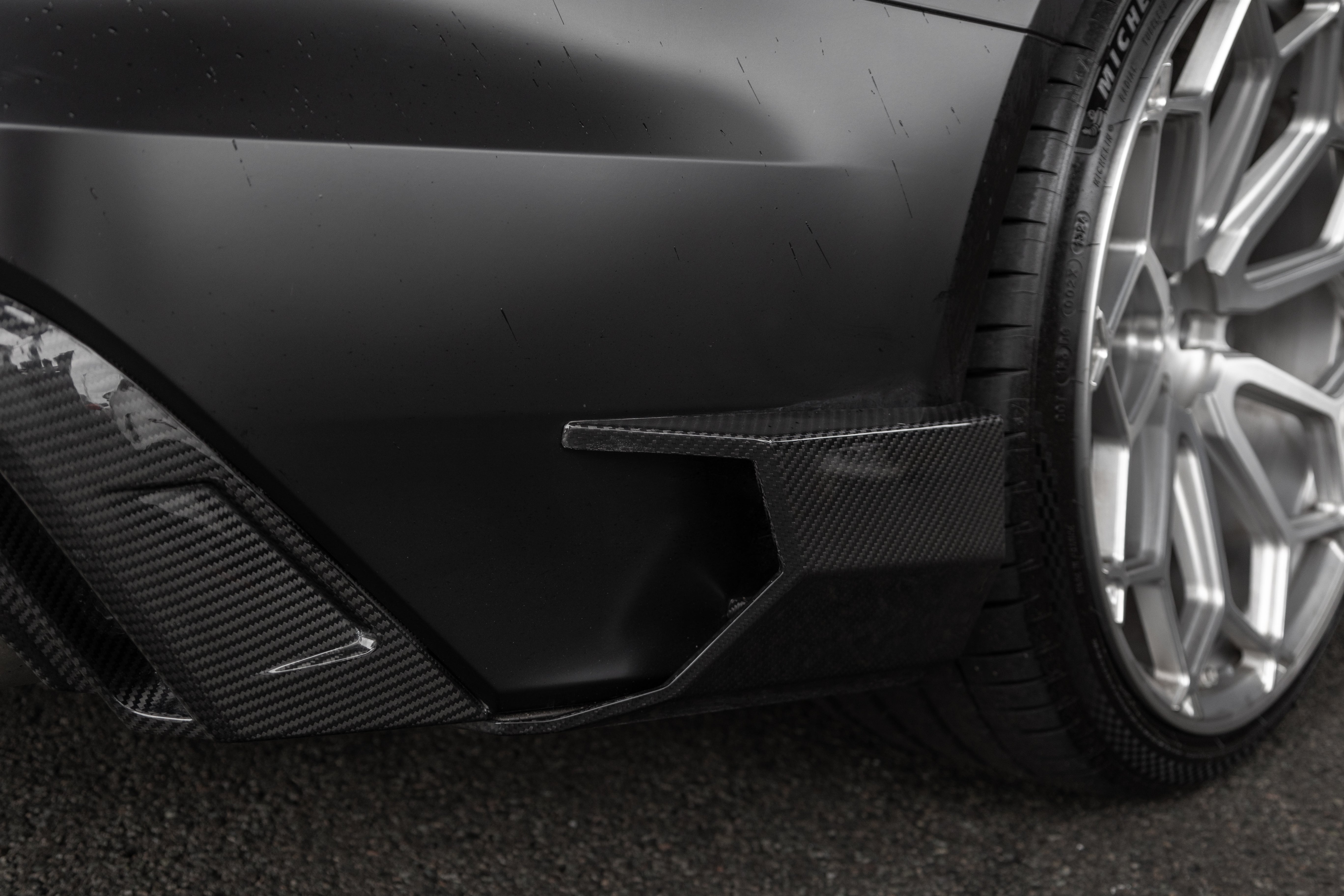 Audi RS6 C8 2020 Carbon Fibre Rear Diffuser Trim