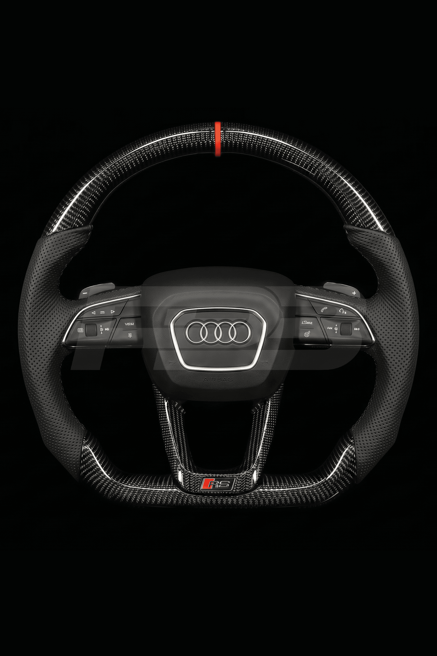 Audi RS Q8 Carbon Perf — complete view, Black stitching