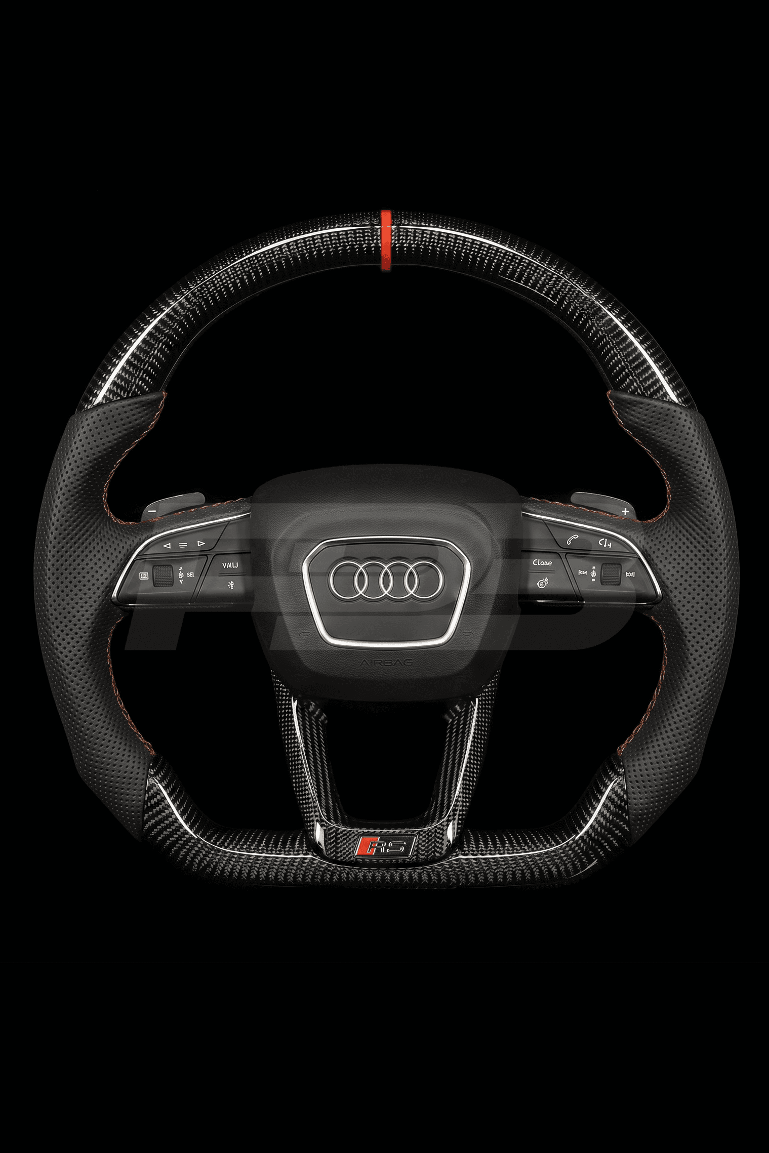 Audi RS Q8 Carbon Perf — complete view, Brown stitching
