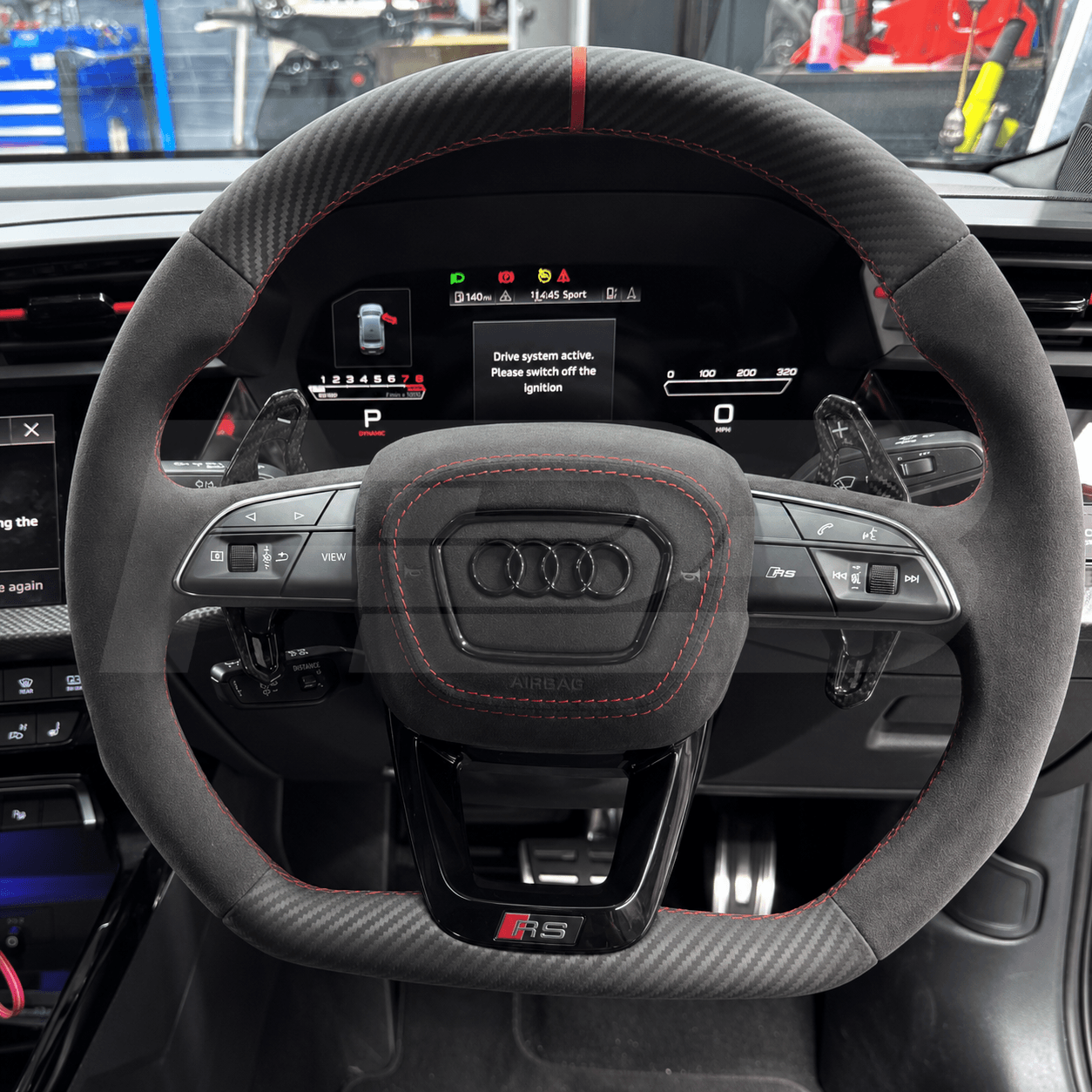 Audi rs3 8y carbon fibre steering wheel