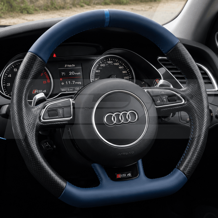 audi rs4 b8.5 custom steering wheel