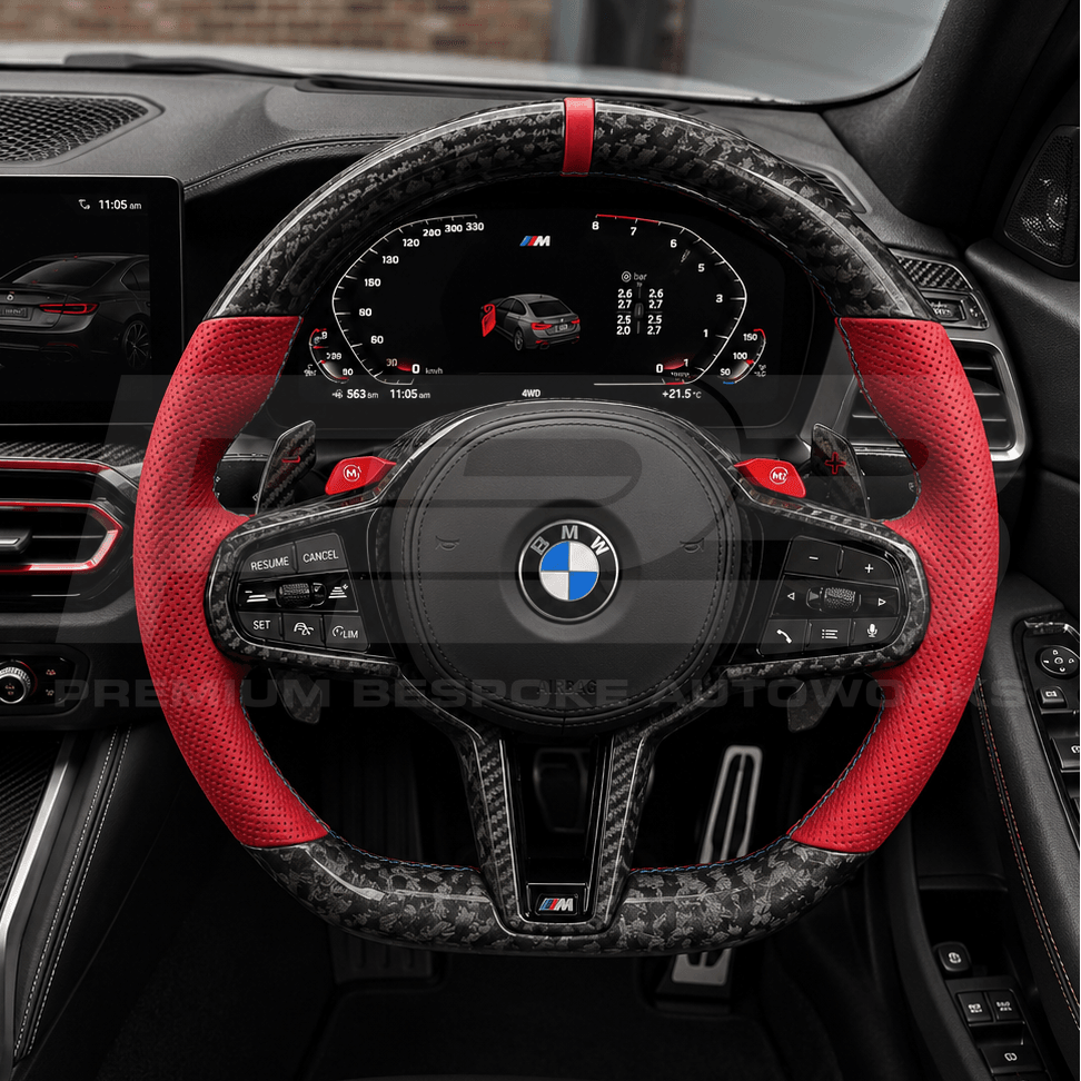 BMW G87 M2 LCI Forged Carbon fibre steering wheel