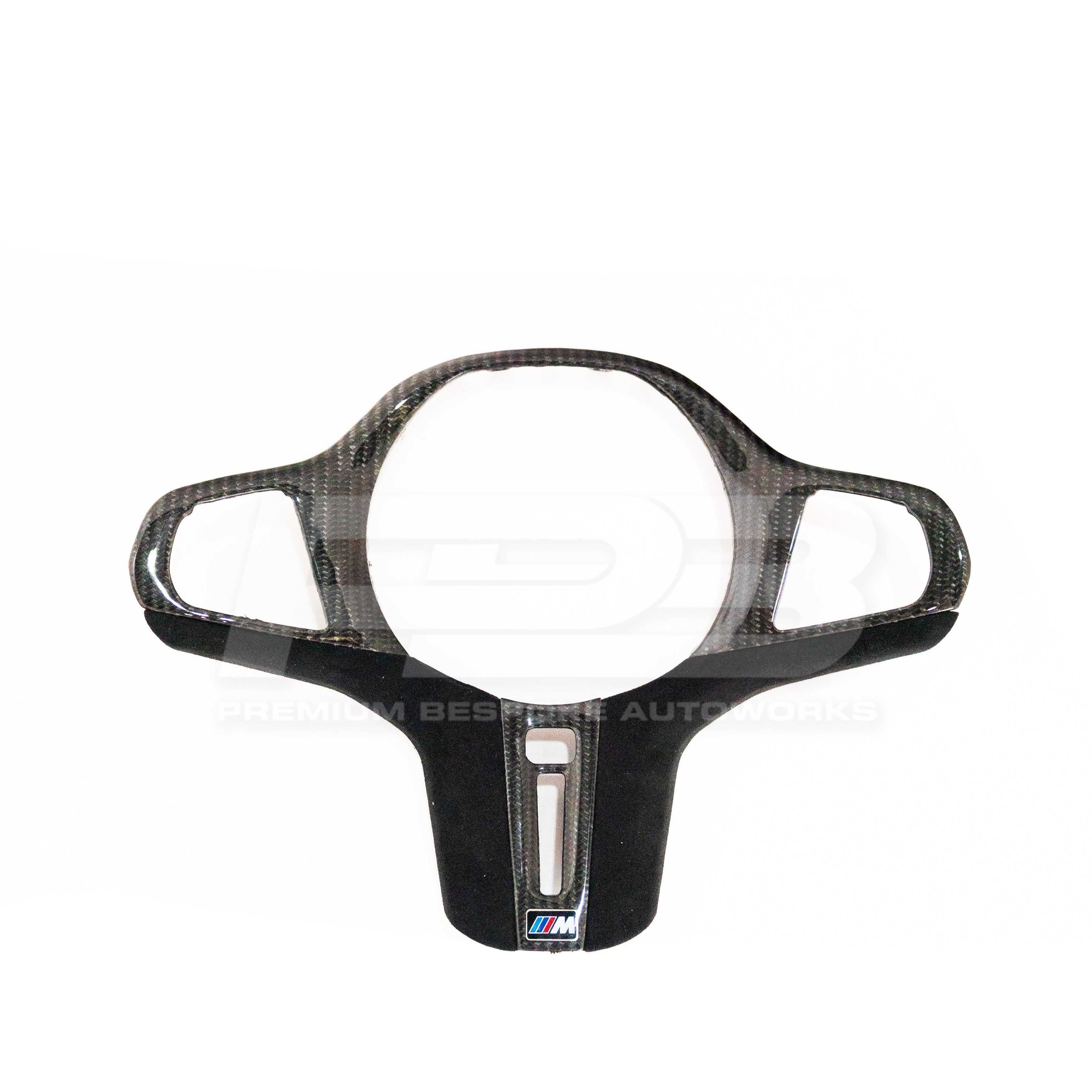 BMW M3 G80 Carbon Fibre Alcantara Steering Wheel Trim.
