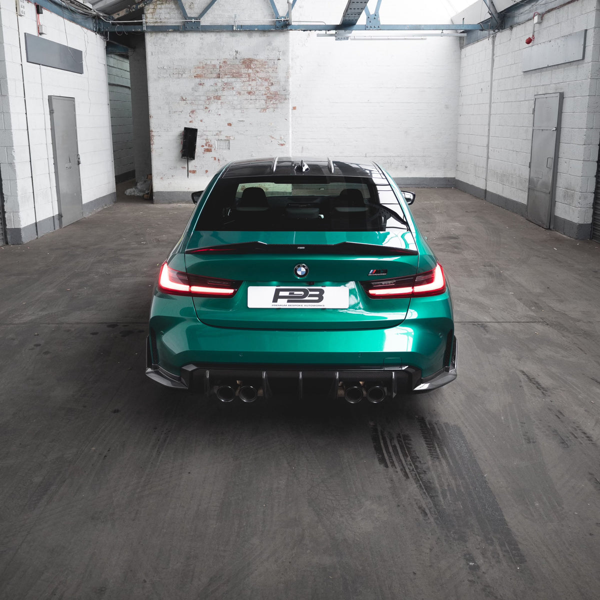 BMW M3/M4 G80/G82 CARBON FIBRE REAR DIFFUSER KIT 2021+ | Premium Bespoke AutoWorks