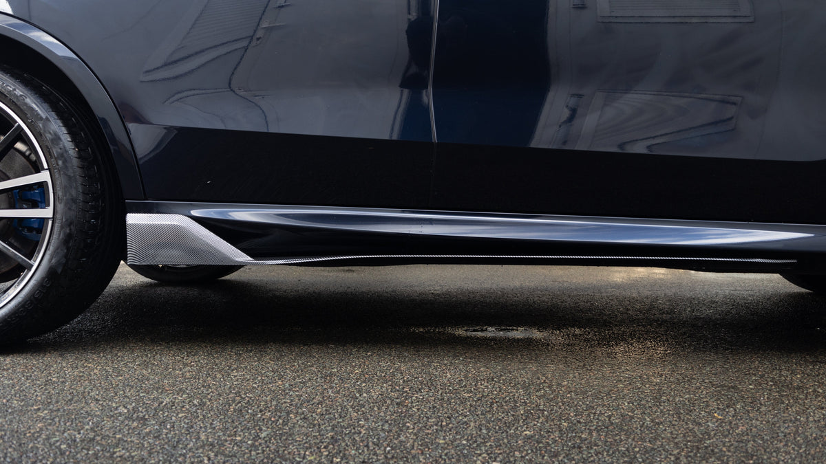 Carbon Fibre Look Side Skirts - BMW X5 G05 (2018-Present) | Premium Bespoke AutoWorks