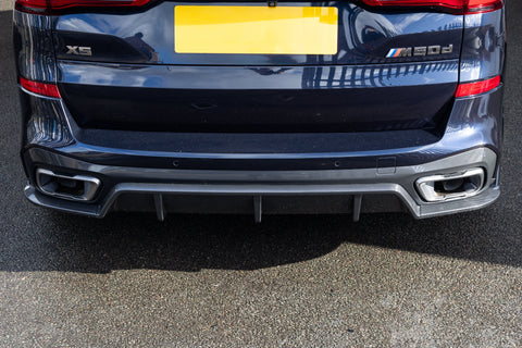 BMW X5 G05 Carbon Fibre Look Rear Diffuser