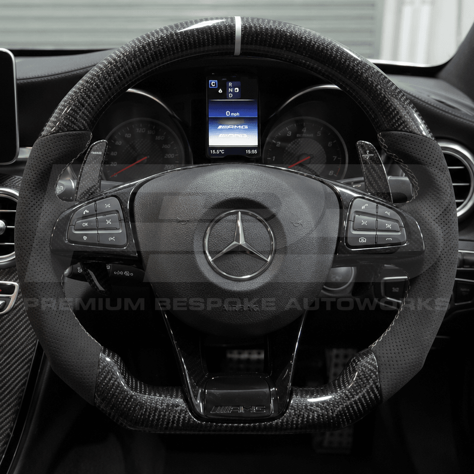 C43 AMG Carbon Fibre Steering Wheel