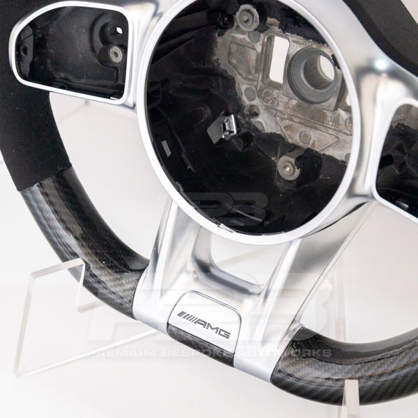 Volante de fibra de carbono Mercedes AMG 2019 en adelante