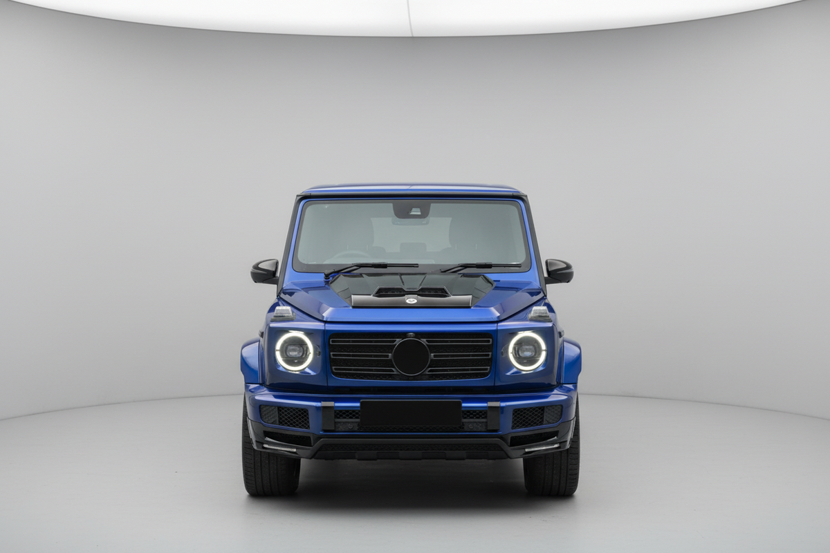 Front Bumper Lip Splitter B Style Black For Mercedes G Wagon G4/G500 W464 2018+ | Premium Bespoke AutoWorks