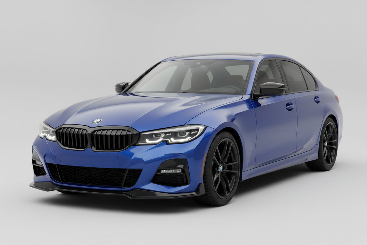 Gloss Black Kidney Grille For BMW 3 Series G20 M Sport (2019-2022)