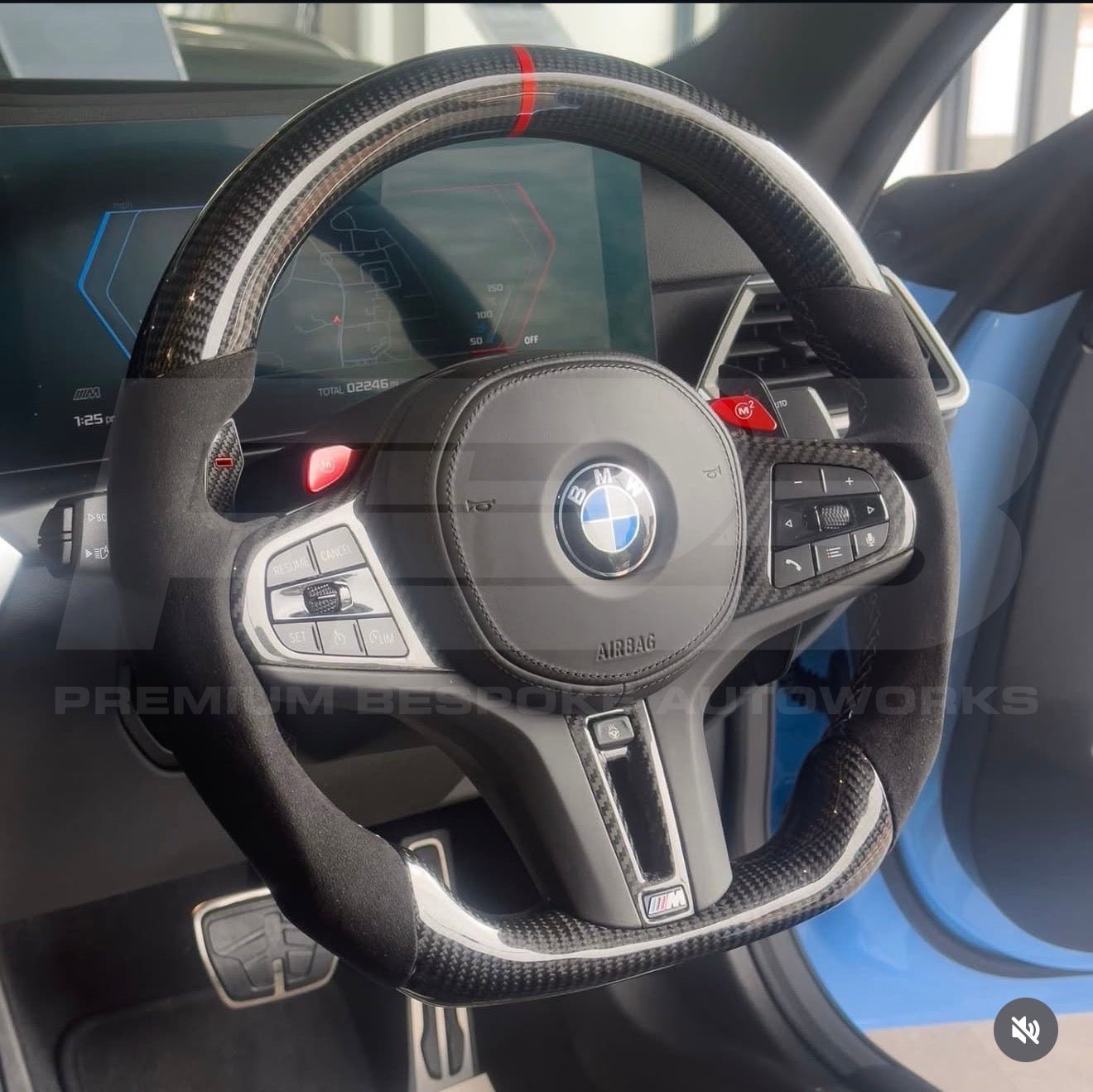 BMW Build Your Own bespoke steering wheel, made and quality checked in the UK