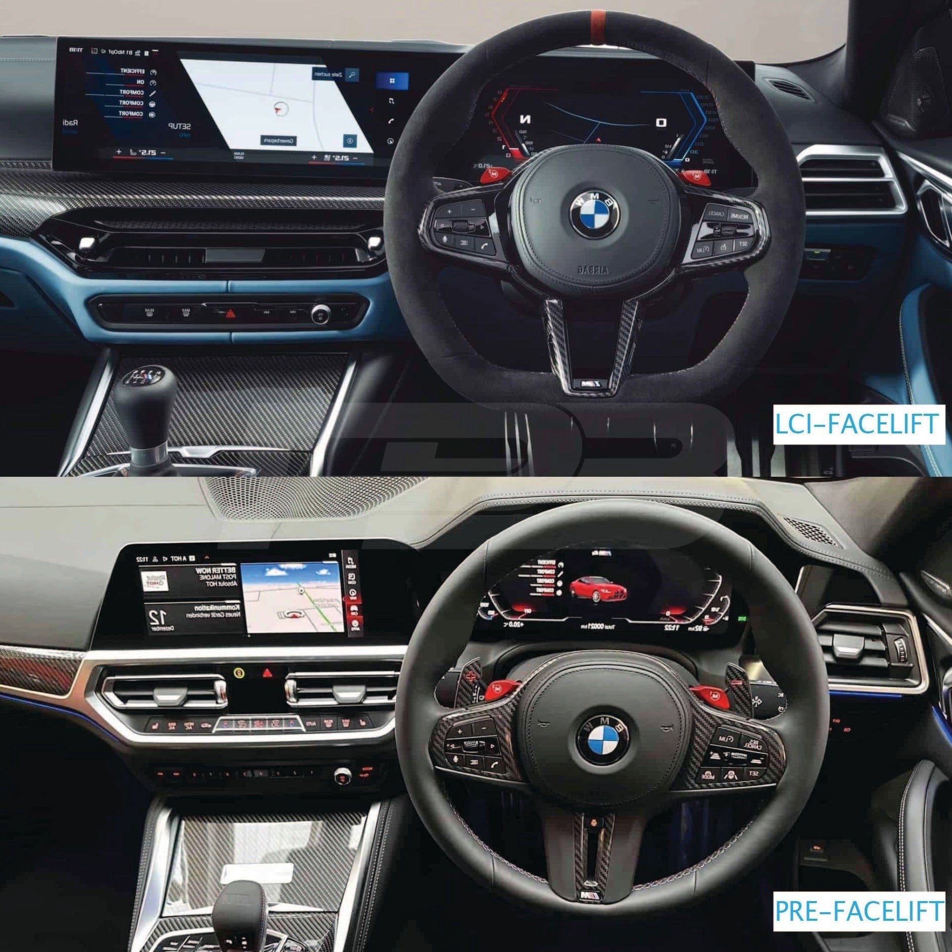 BMW M2 M3 M4 M5 M8 LCI Facelift Custom Steering Wheel Design Your Own | Premium Bespoke AutoWorks