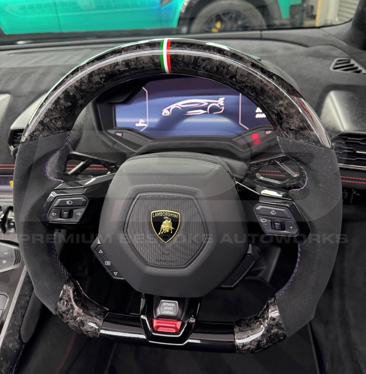 Lamborghini Huracan Forged Carbon Fibre Steering Wheel