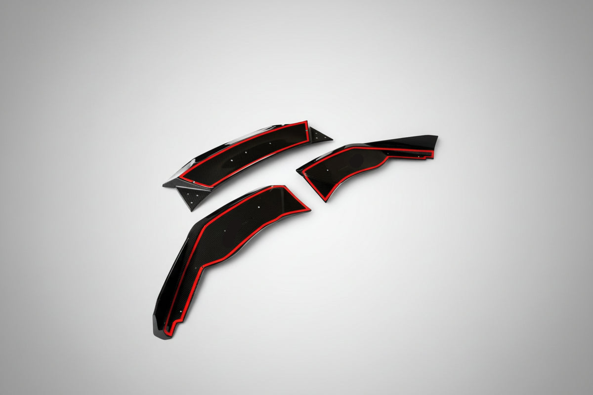 Lamborghini Huracan LP-610 Carbon Front Splitter product image on white background