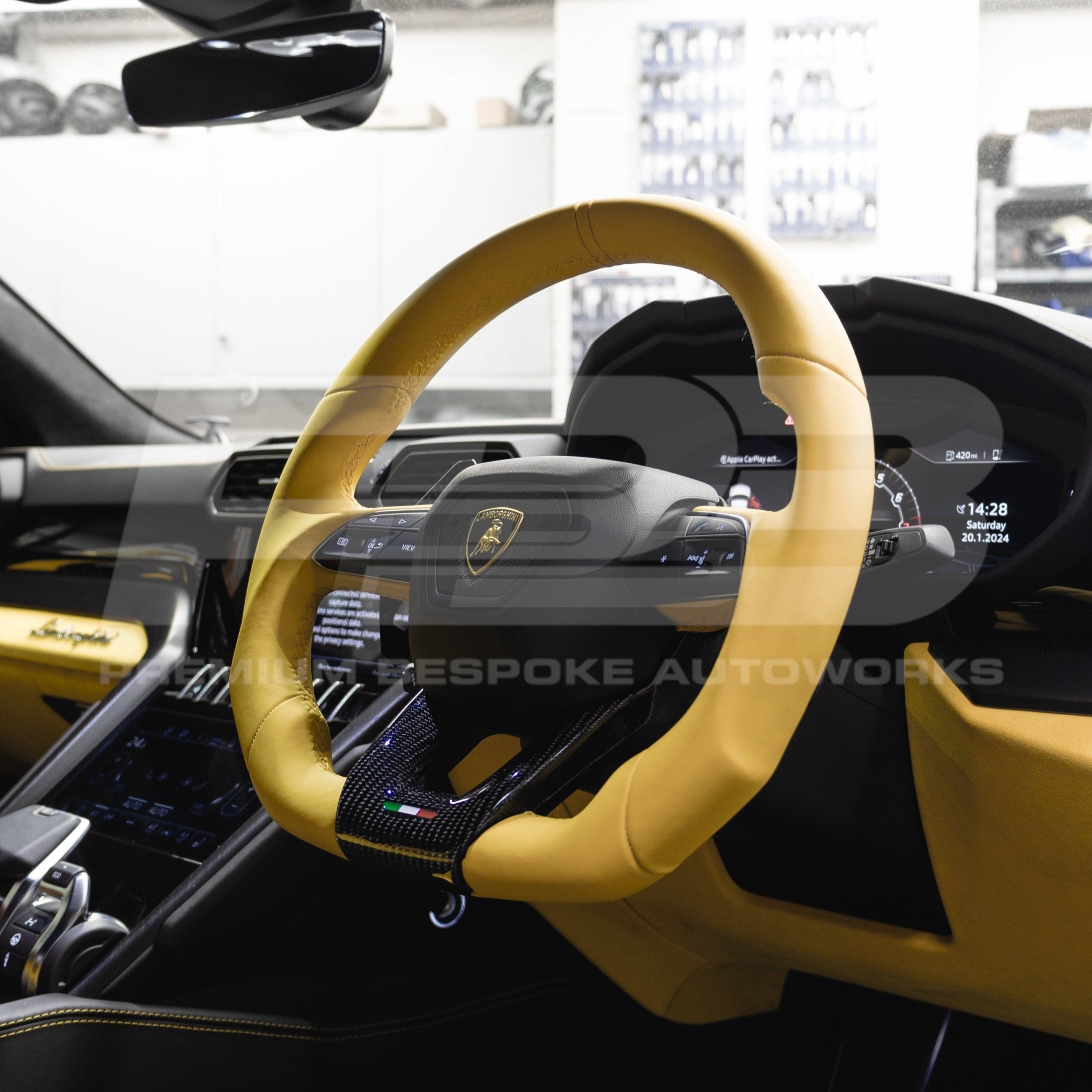 Lamborghini Urus Custom Steering Wheel Design your Own | Premium Bespoke AutoWorks