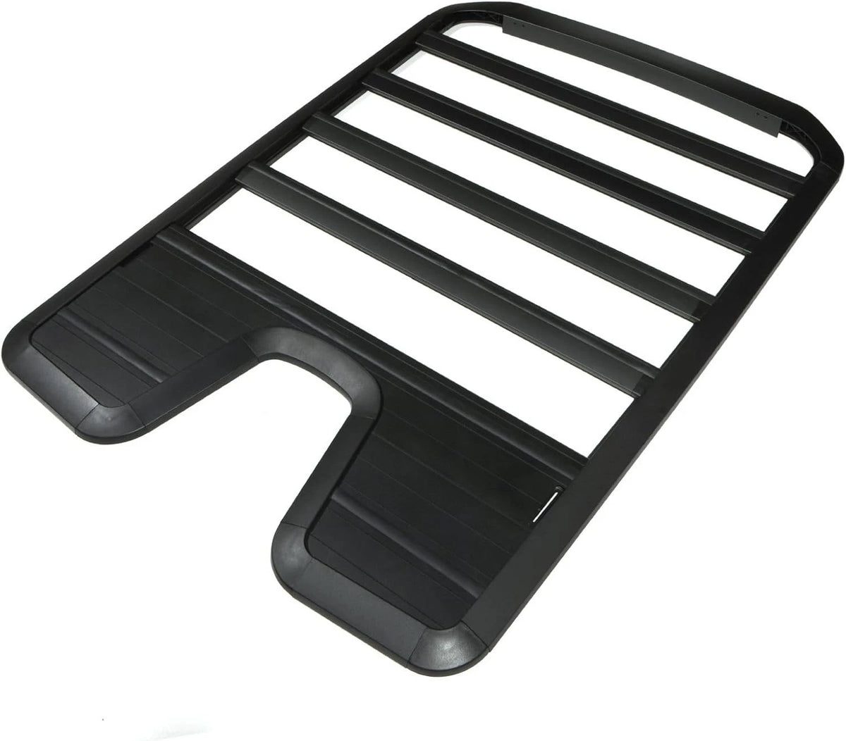 Land Rover Defender 130 L663 2020+ Black Expedition Roof Rack product image on white background