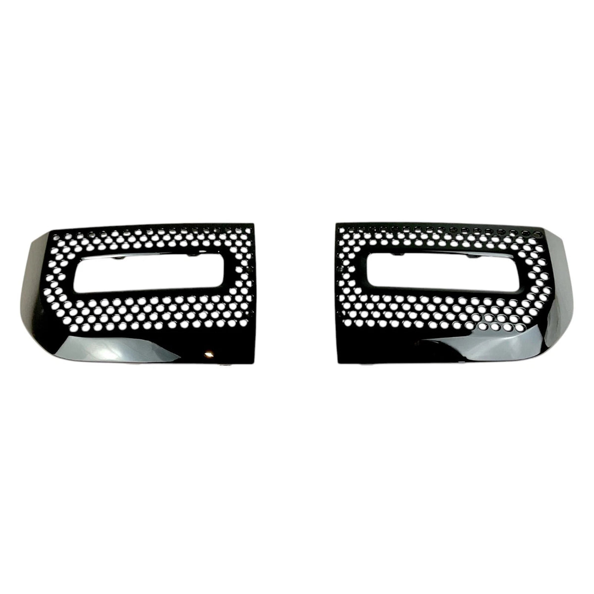 Land Rover Defender L663 Front Bumper Grilles Gloss Black Product image