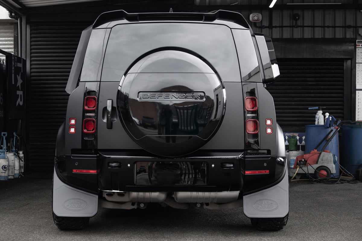 Land Rover Defender L663 Rear Bumper Trim Kit In Gloss Black