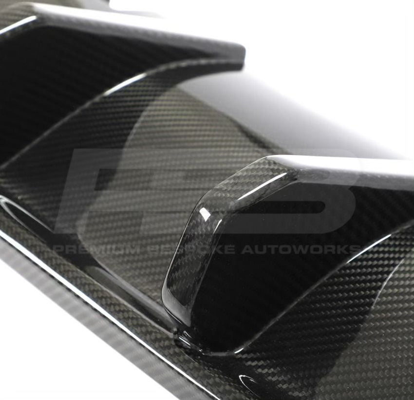 MK8 VOLKSWAGEN GOLF R CARBON FIBRE REAR DIFFUSER 2021+ | Premium Bespoke AutoWorks