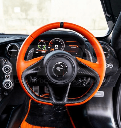 McLaren 720S Custom Steering Wheel, Build Your Own
