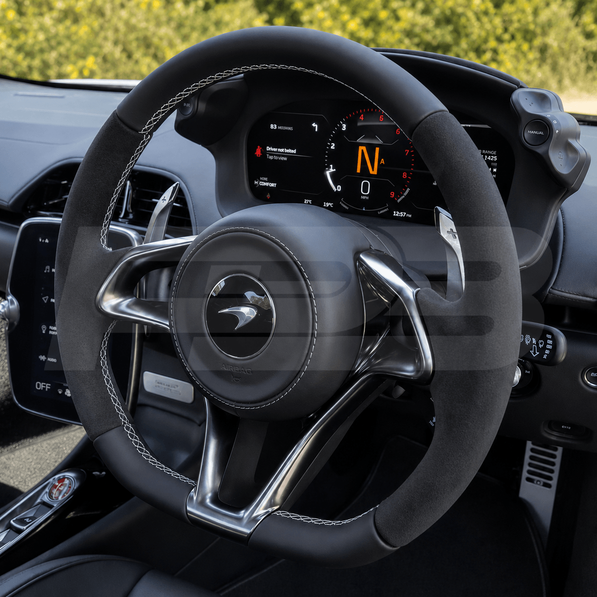 Mclaren Artura Alcantara Leather Steering Wheel