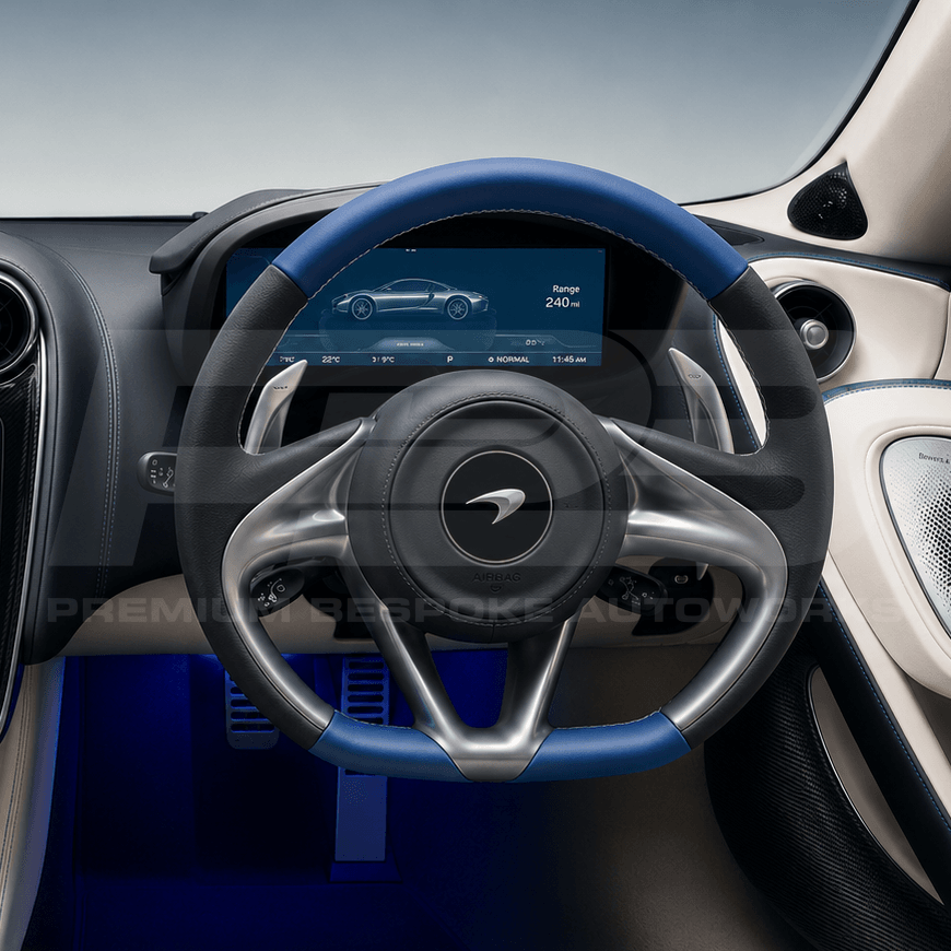 Mclaren GT Custom Leather Steering Wheel
