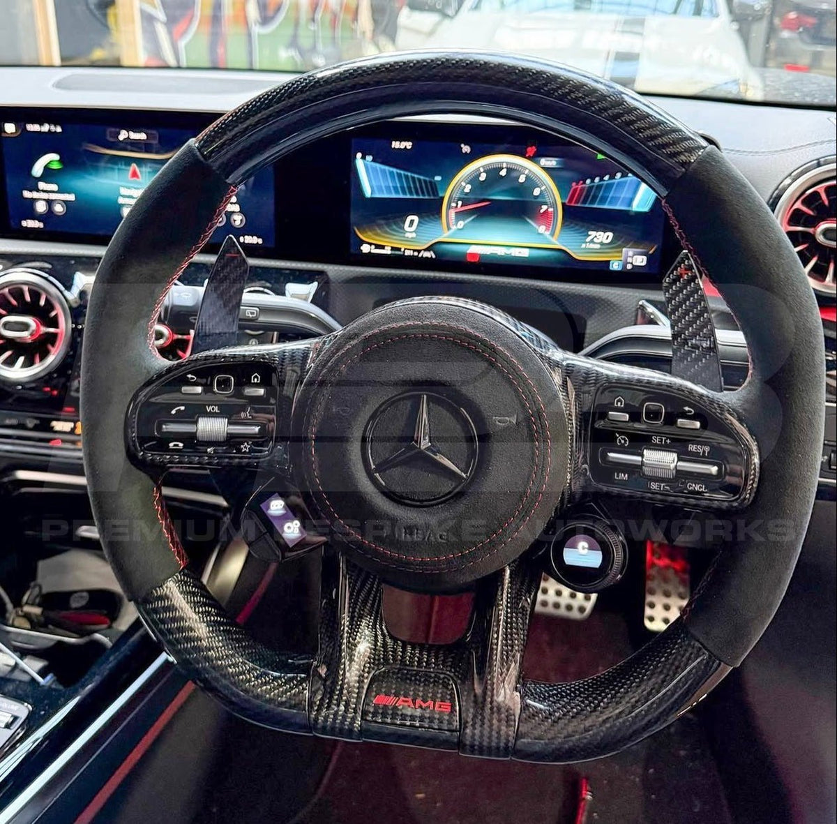 Mercedes A45 AMG Carbon Fibre Steering Wheel