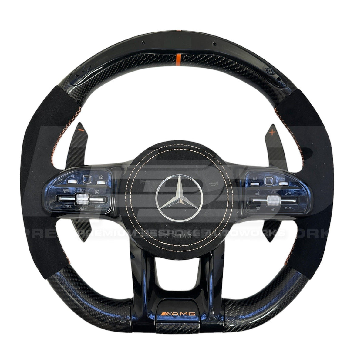 Mercedes C43 AMG W205 Facelift Custom Steering Wheel, Build Your Own