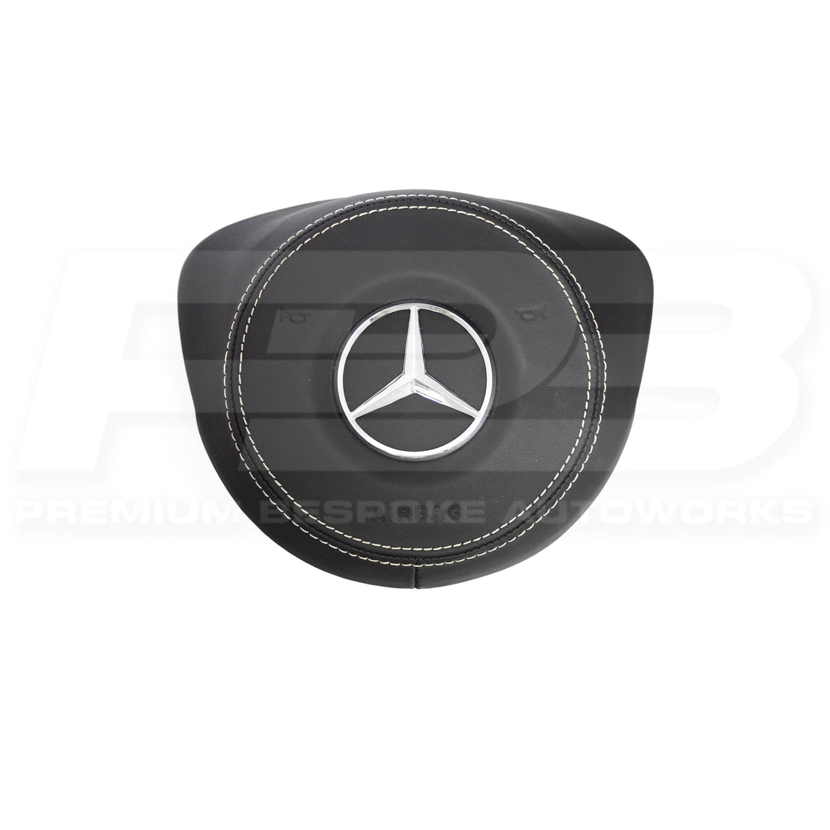 Mercedes AMG Leather Airbag Cover | Premium Bespoke AutoWorks
