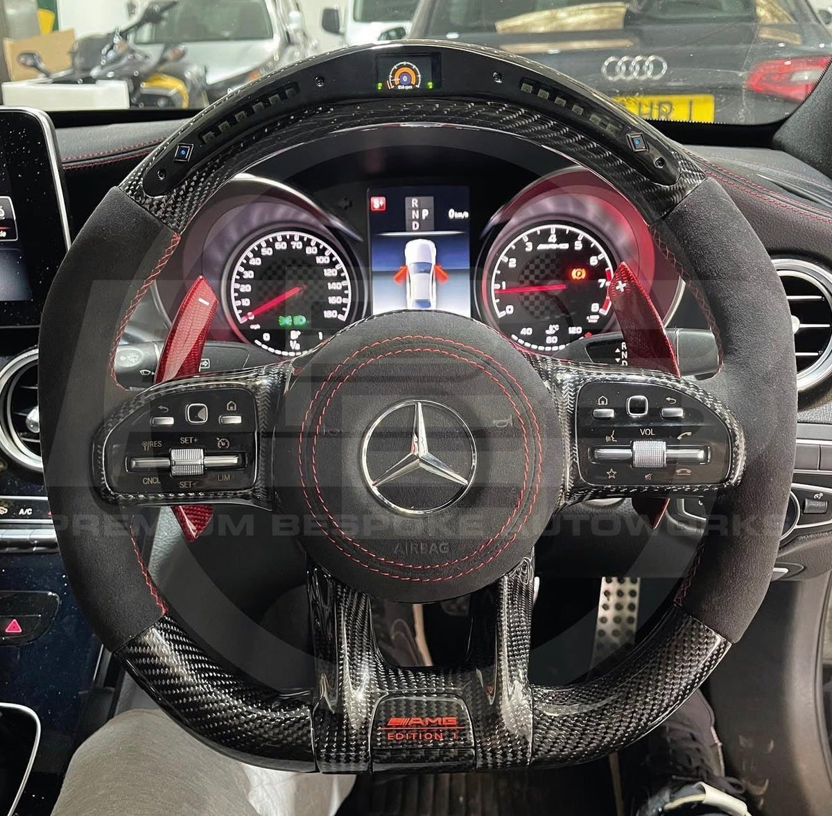 Mercedes C43 AMG Carbon Fibre Steering Wheel