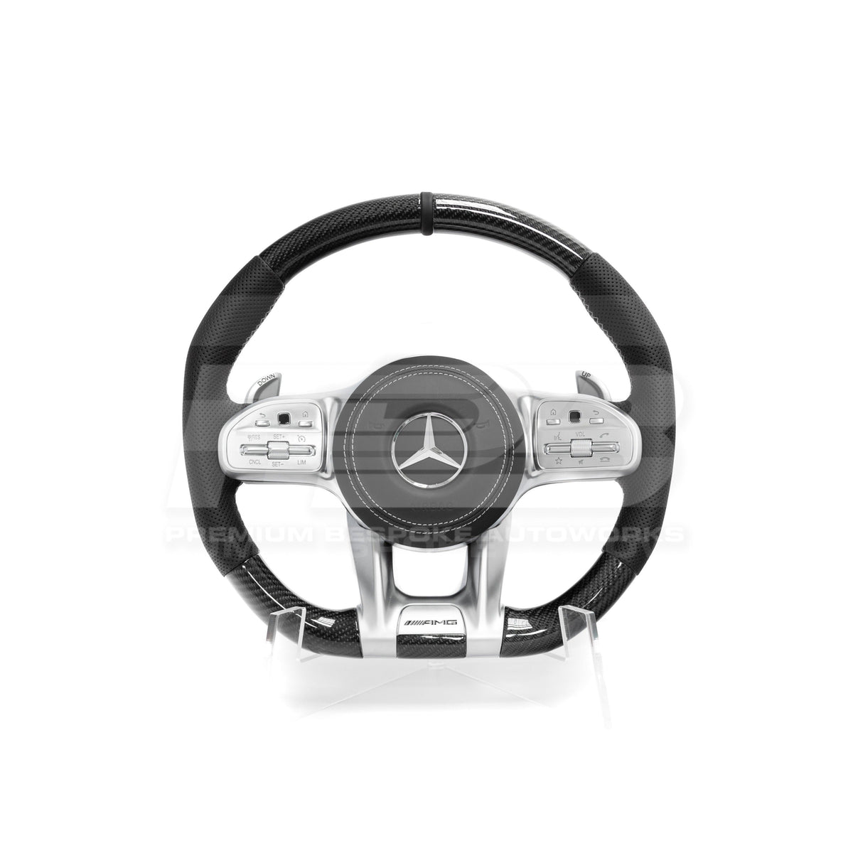 Mercedes C63 AMG W205 Facelift Custom Steering Wheel, Build Your Own