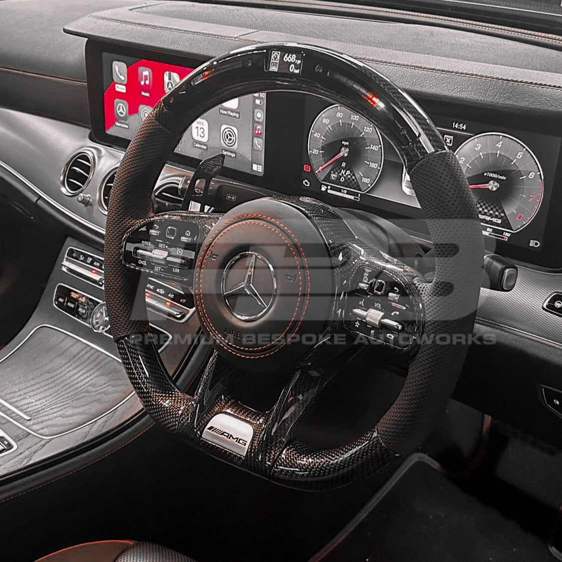 Mercedes E53 AMG Custom Steering Wheel 