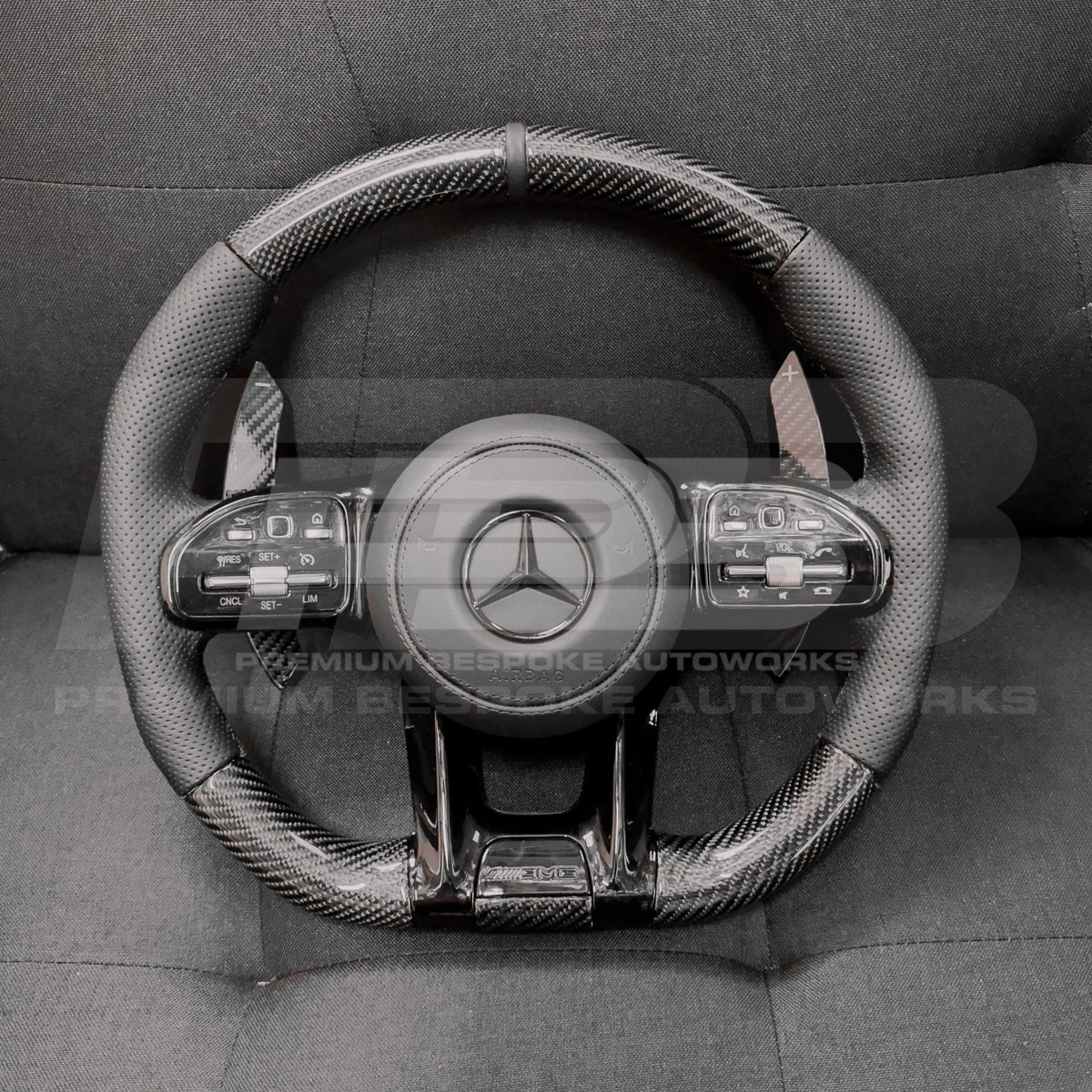 Mercedes C43 AMG W205 Facelift Custom Steering Wheel, Build Your Own