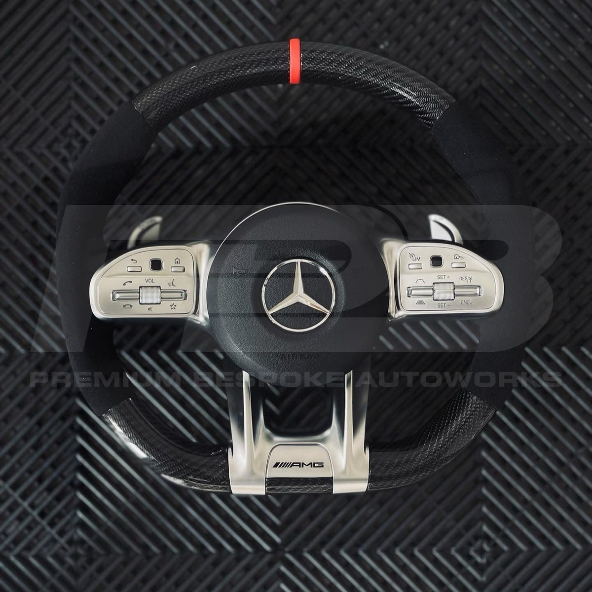 Mercedes C43 AMG W205 Facelift Custom Steering Wheel, Build Your Own