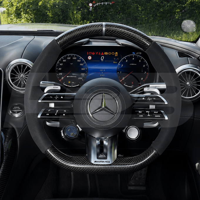 Mercedes SL 63 AMG W232 Carbon Fibre Steering Wheel