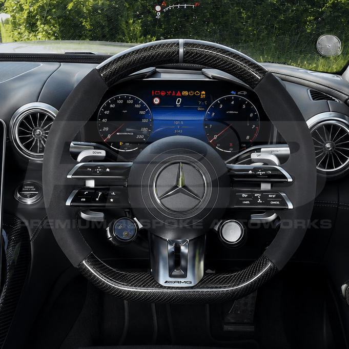 Mercedes SL 63 AMG W232 Carbon Fibre Steering Wheel