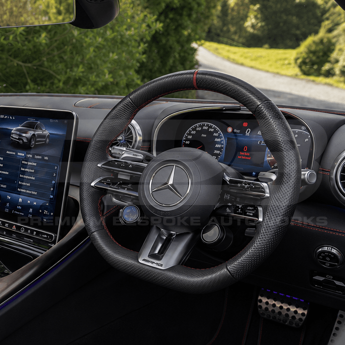Mercedes sl63 amg custom steering wheel