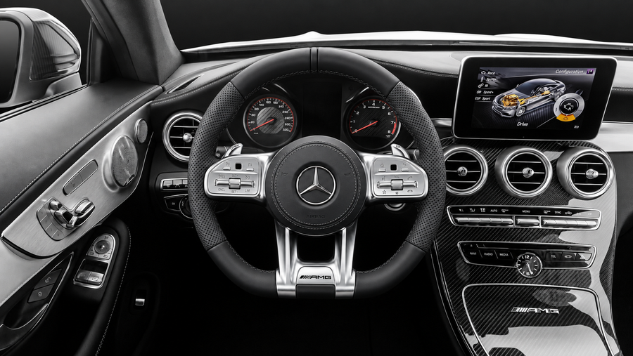 W205 Facelift steering wheel