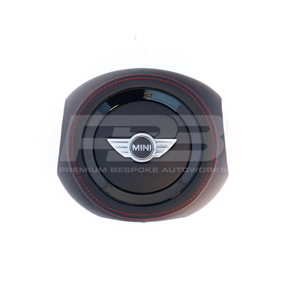 Mini R57 black leather Airbag Cover | Premium Bespoke AutoWorks