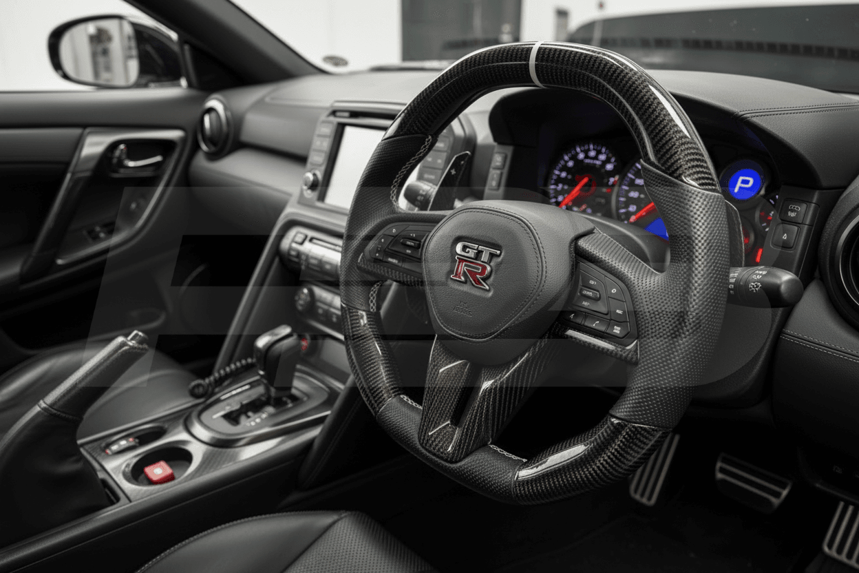 Nissan-GTR-Carbon-Fibre-Steering-Wheel