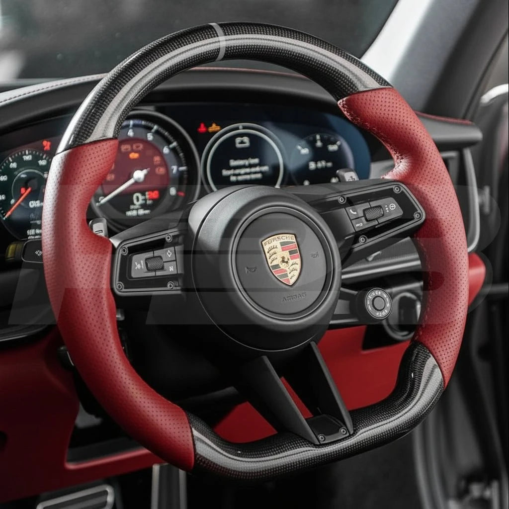PORSCHE 911 992 2019 PRESENT EXPOSED CARBON STEERING WHEEL