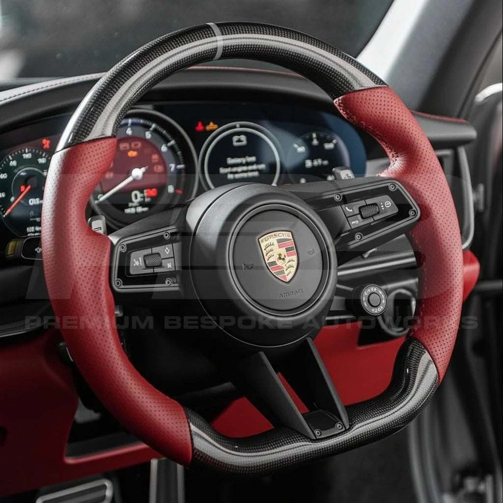 PORSCHE 911 992 2019 PRESENT EXPOSED CARBON STEERING WHEEL