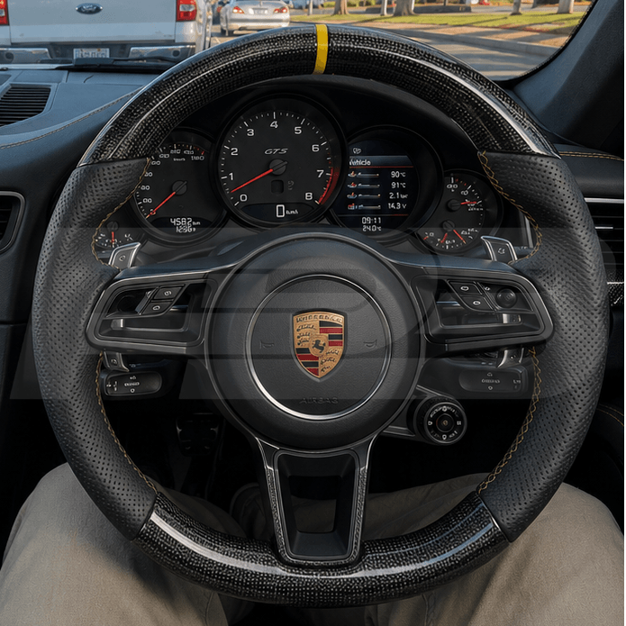 Porsche 911 991.2 carbon fibre steering wheel