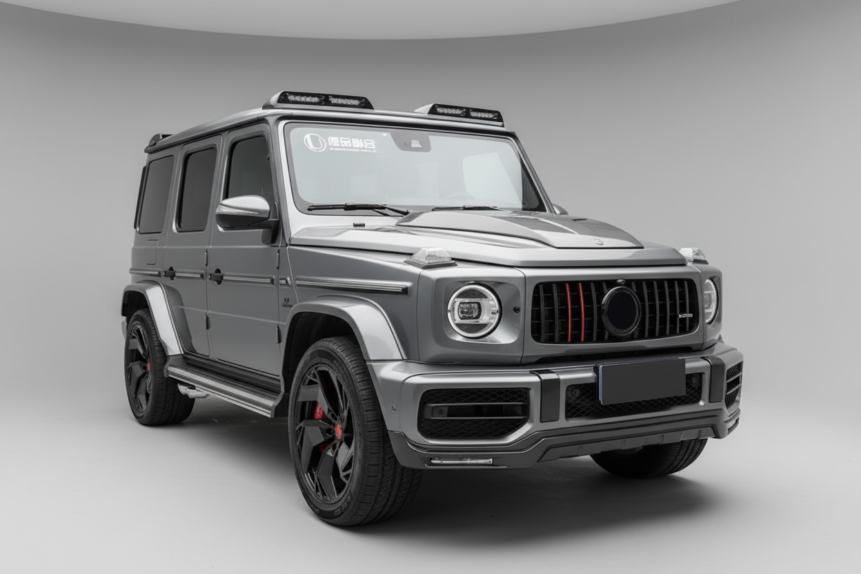 Red Trim B Style Carbon Fibre For Mercedes G Wagon 2018+ W464 | Premium Bespoke AutoWorks
